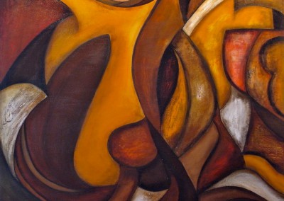 Ola de Pasión | Wellen der Leidenschaft | 120 x 120 | verkauft | Copyright URPI