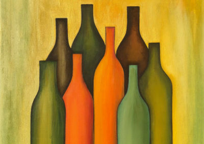 Ocho botellas | Acht Flaschen | 55 x 55 | Copyright URPI