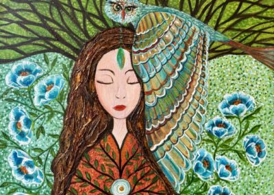 Guardiana de los vinculos | Hüterin der Verbindungen | 30 x 30 | privat | © urpi